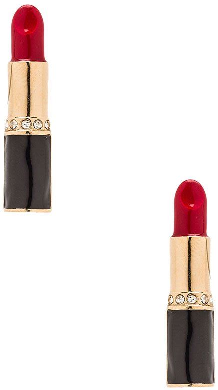 ysl lipstick earrings.